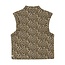 Daily7 winter gilet meisjes - zand - opgevuld/animal