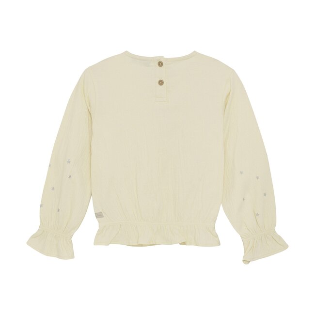 Daily7 winter t-shirt meisjes - wit - longsleeve/Smock