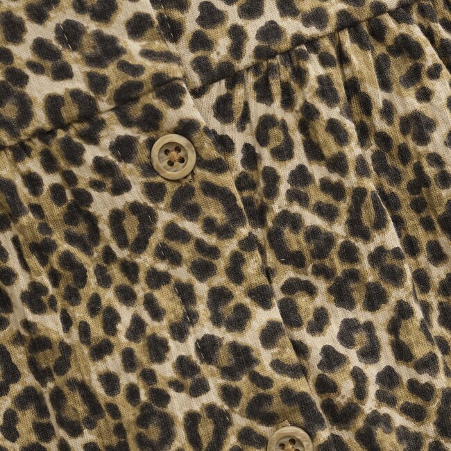 Daily7 winter t-shirt meisjes - zand -longsleeve/ animal