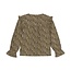 Daily7 winter t-shirt meisjes - zand -longsleeve/ animal