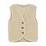 Daily7 winter gilet meisjes - zand - teddy