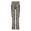 Geisha winter wide broek meisjes - zwart/zand - AOP luipaard