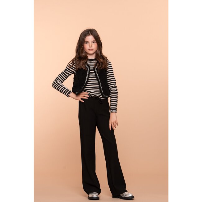 Geisha winter broek meisjes - zwart - comfy