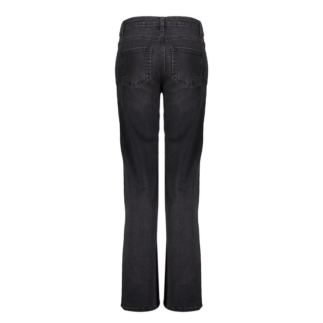 Geisha winter wide leg jeans meisjes - zwart