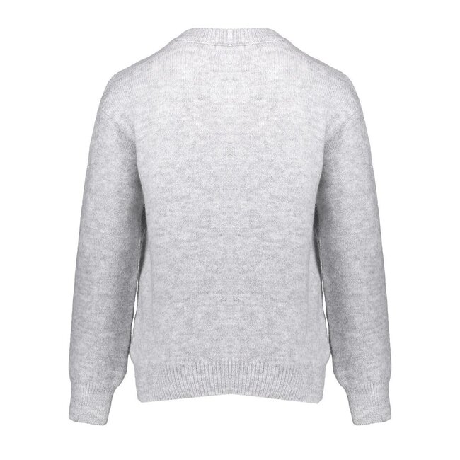 Geisha winter trui meisjes - grijs/zwart - NYC