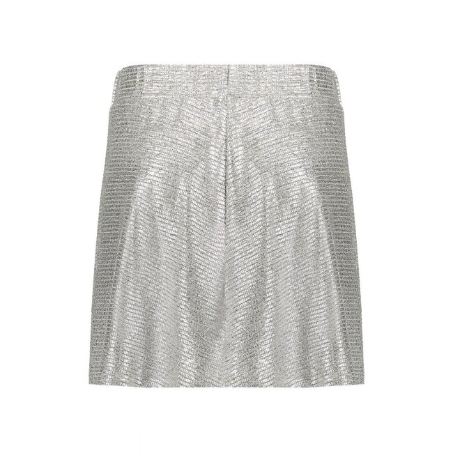 Geisha winter shiny rok meisjes - zilver