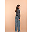 Geisha winter jeans meisjes - blauw - piping