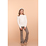 Geisha winter flare broek meisjes - bruin/goud - jacquard