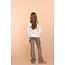 Geisha winter flare broek meisjes - bruin/goud - jacquard