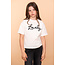 Geisha winter t-shirt meisjes - wit/zwart - lovely