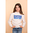 Geisha winter sweater meisjes - beige/blauw - boston