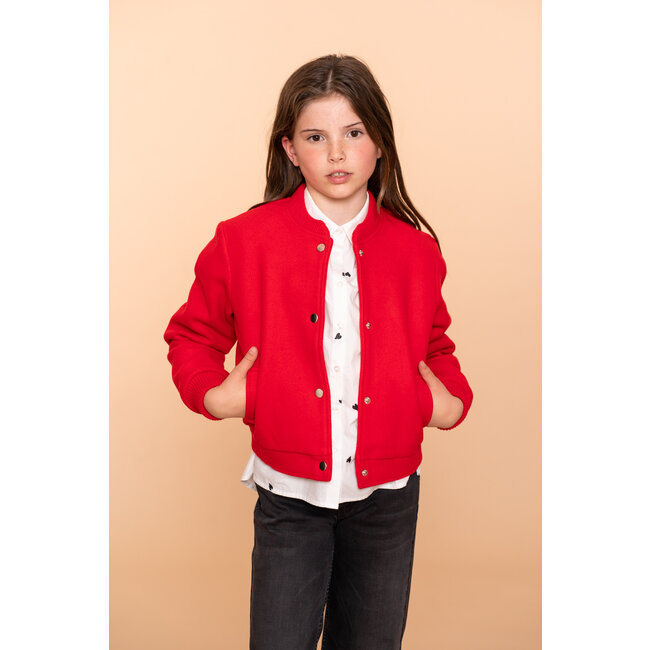 Geisha winter bomberjas meisjes - rood