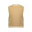 Geisha winter gilet meisjes - zand - zigzag, teddy borduursel