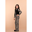 Geisha winter gilet meisjes - zwart - zigzag, teddy borduursel
