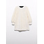 Abel & Lula winter jurk meisjes - wit - velvet - pailletten