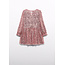 Abel & Lula winter jurk meisjes - roze - pailletten