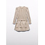 Abel & Lula winter rok-set meisjes - beige - gebreid - geplooid