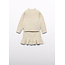 Abel & Lula winter rok-set meisjes - beige - gebreid