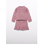 Abel & Lula winter rok-set meisjes - roze - gebreid