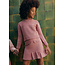 Abel & Lula winter rok-set meisjes - roze - gebreid