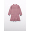 Abel & Lula winter rok-set meisjes - roze - gebreid