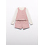 Abel & Lula winter bermuda-set meisjes - roze