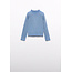 Abel & Lula winter sweater meisjes - licht blauw - turtleneck - gebreid
