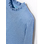 Abel & Lula winter sweater meisjes - licht blauw - turtleneck - gebreid