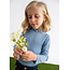 Abel & Lula winter sweater meisjes - licht blauw - turtleneck - gebreid