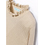 Abel & Lula winter sweater meisjes - beige - turtleneck - gebreid