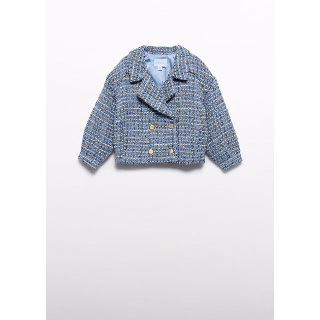 Abel & Lula winter jas meisjes - licht blauw
