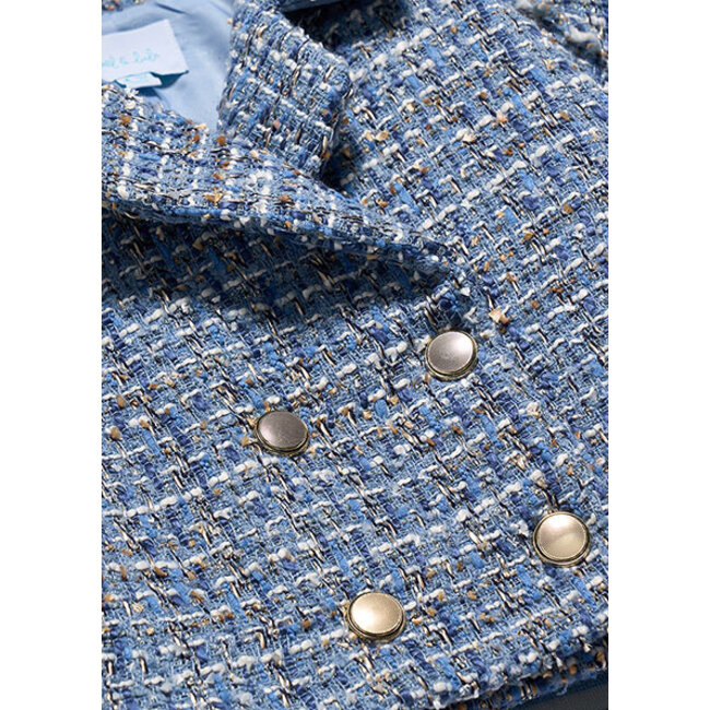 Abel & Lula winter jas meisjes - licht blauw