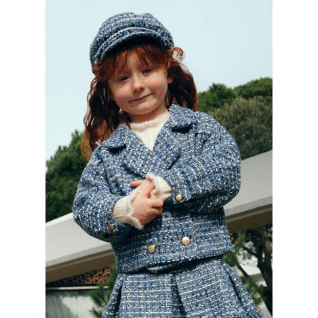 Abel & Lula winter jas meisjes - licht blauw