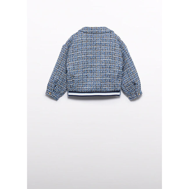 Abel & Lula winter jas meisjes - licht blauw