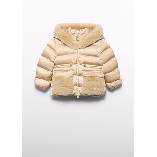 Abel & Lula winter jas meisjes - beige