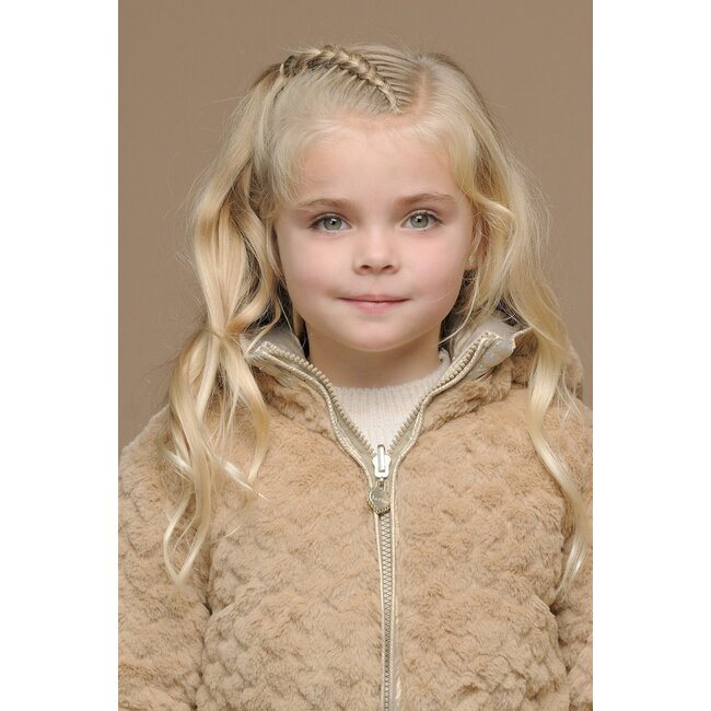 Le Chic winter bomberjack meisjes - goud - Bente - omkeerbaar