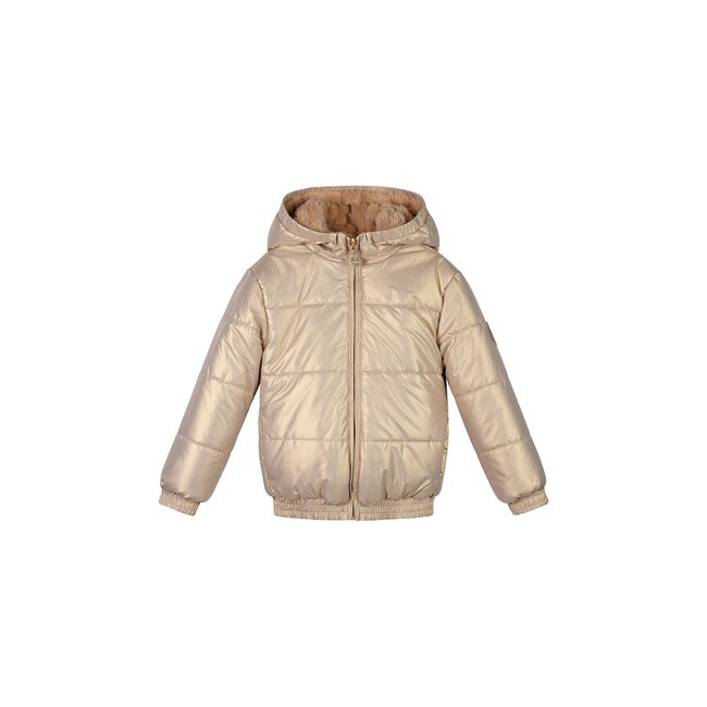 Le Chic winter bomberjack meisjes - goud - Bente - omkeerbaar