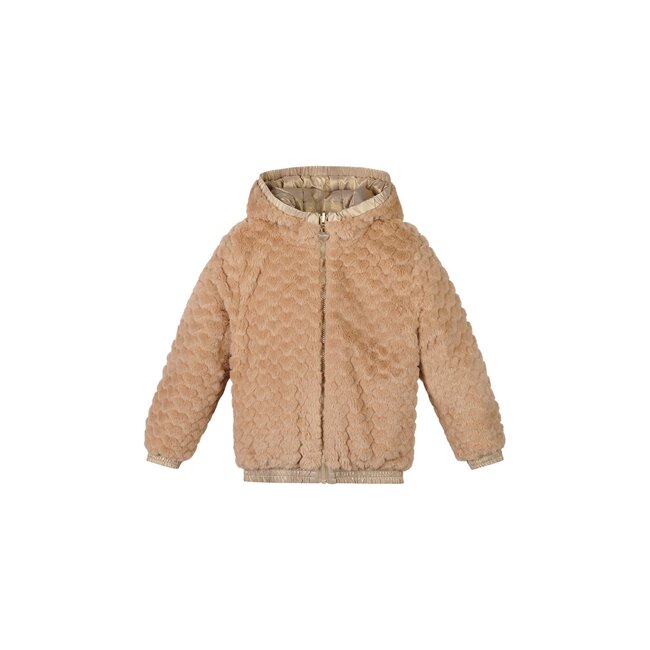 Le Chic winter bomberjack meisjes - goud - Bente - omkeerbaar