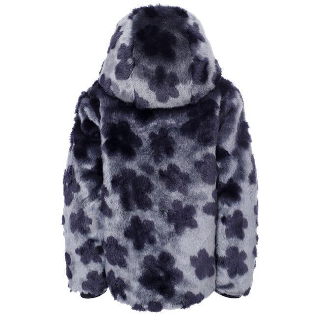 LOOXS Little winter jas meisjes - navy blauw - omkeerbaar