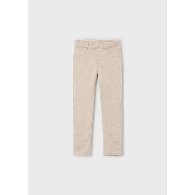 Mayoral winter broek meisjes - bruin - fleece