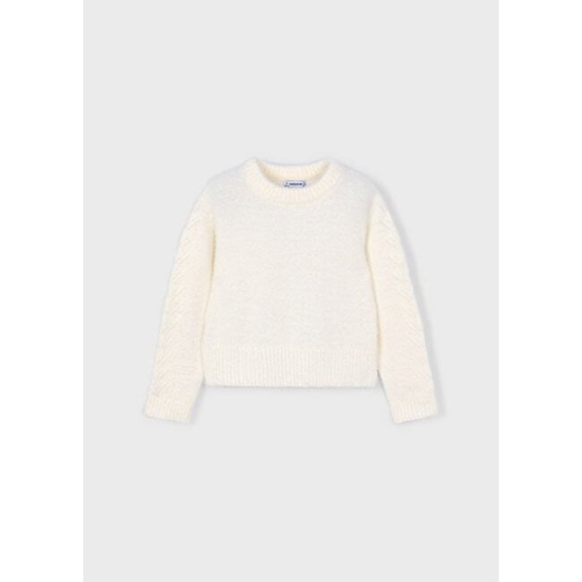Mayoral winter sweater meisjes - wit