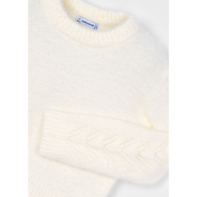 Mayoral winter sweater meisjes - wit