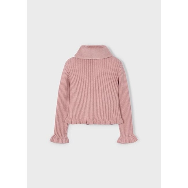 Mayoral winter vest meisjes - roze - fur