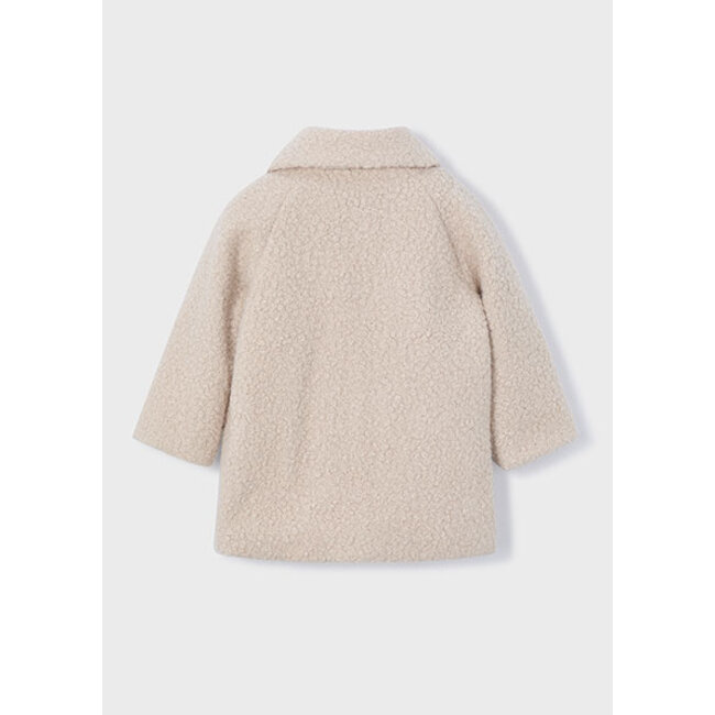 Mayoral winter shearling jas meisjes - zand