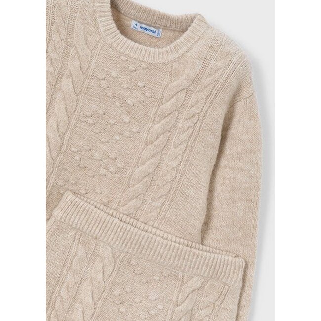 Mayoral winter rok-set meisjes - zand - tricot