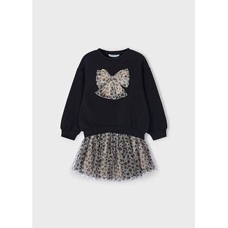 Mayoral winter rok-set meisjes - zwart - tule