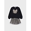 Mayoral winter rok-set meisjes - zwart - tule