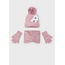 Mayoral winter muts-sjaal set meisjes - roze