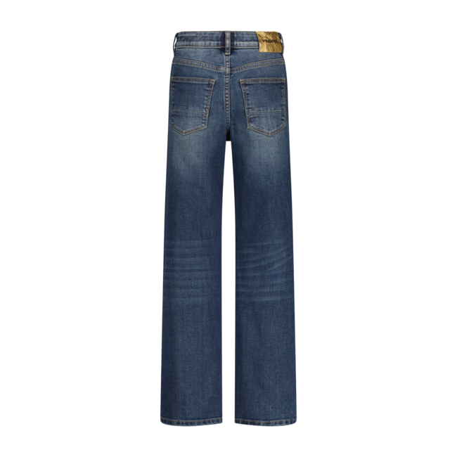 Vingino winter jeansbroek meisjes - donker blauw - Coco - wide leg fit