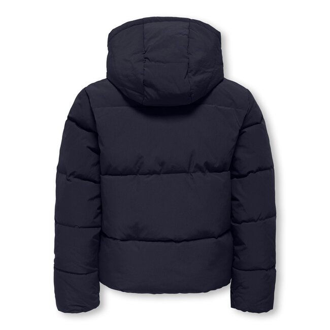 Kids ONLY winter winterjas meisjes - blauw - puffer - Kogmalia